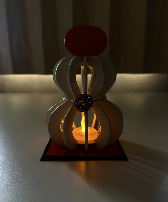 鏡餅　木製ランプ 11枚目の画像