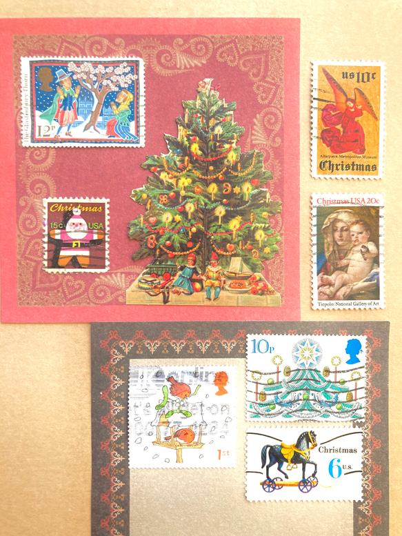 おまとめ済み)外国使用済み切手 ノルウェー クリスマス 15枚 おまとめ