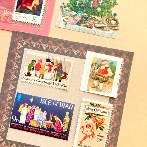 外国切手275枚台紙32枚