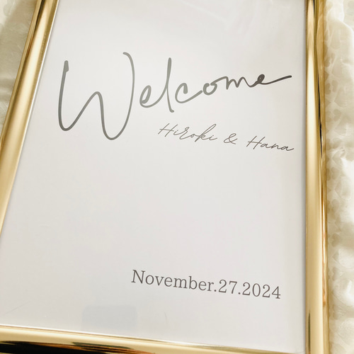 ♡ウェルカムボード♡ ラウンドウェルカムボード【#B】 – VANILLA CHIC