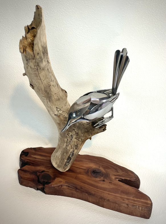 流木と小鳥のオブジェ 5枚目の画像