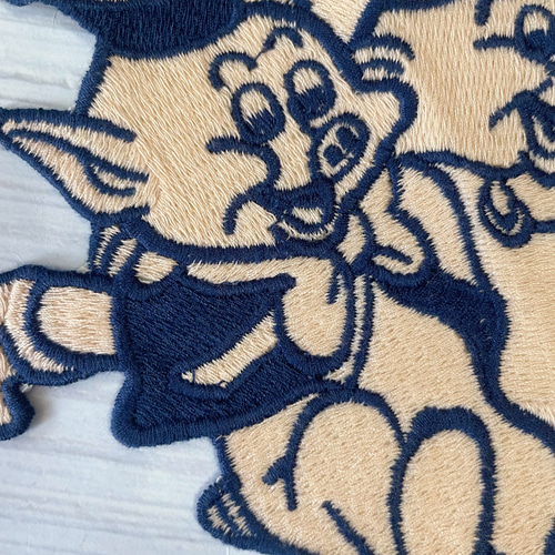 575.可愛い三匹子豚の刺繍BIGワッペン ワッペン・アップリケ ʚmummyɞ