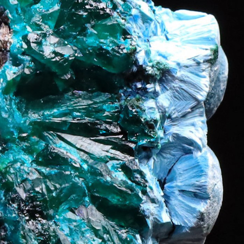 37g 天然 ダイオプテーズ シャッタカイト 唯一無二 『共生結晶美