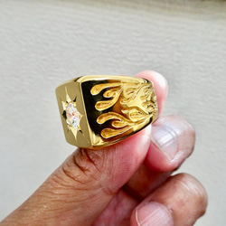 Future・ゴールド印台リング・真鍮印台リング・ジャンク品•ハンドメイド Future・ゴールド印台リング・真鍮印台リング・ジャンク品•ハンドメイド