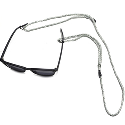 2is Ec02A4 手工眼鏡掛繩 4mm傘繩眼鏡帶 可調節│淺灰藍│眼鏡 第2張的照片