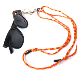 2is Ec02A7 手工眼鏡掛繩 4mm傘繩眼鏡帶 可調節│橘黃色│眼鏡 第4張的照片