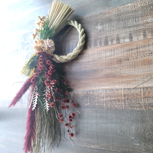 2024 しめ縄飾り  しめ縄リース  お正月飾り Ｎｏ．1 2024 しめ縄 注連縄 しめ飾り お正月飾りしめ縄 正月 正月飾り 正月