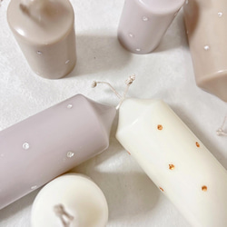 ミスターフレンドリー ろうそく キャンドル レトロ 水玉キャンドルpencil クリスマス プレゼント ギフト ドット ろうそく