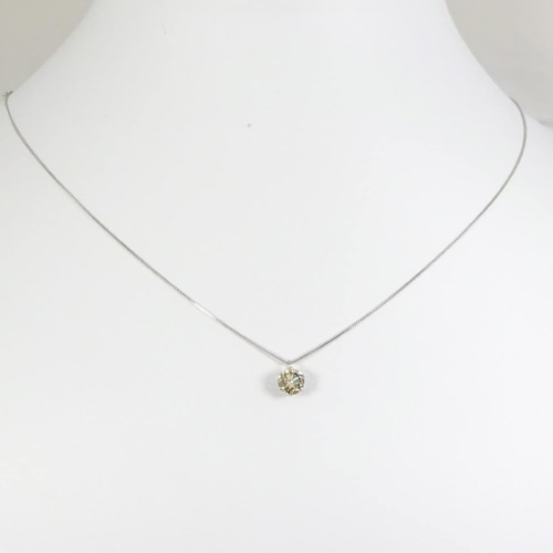 ダイヤモンドネックレス 0.5カラットSI-2/Good/LB の上質な輝オール 