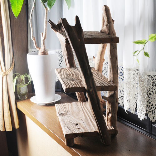 流木のCDラック105034 棚・シェルフ・ラック あづき 通販