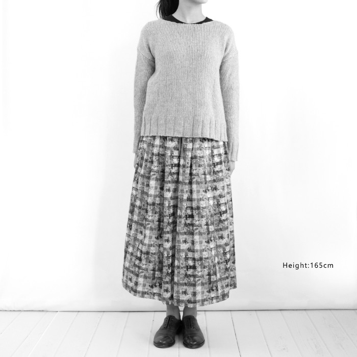 リバティ＜Archive Ginghamアーカイブギンガム  PRP＞タナローン ロング キュロット パンツ