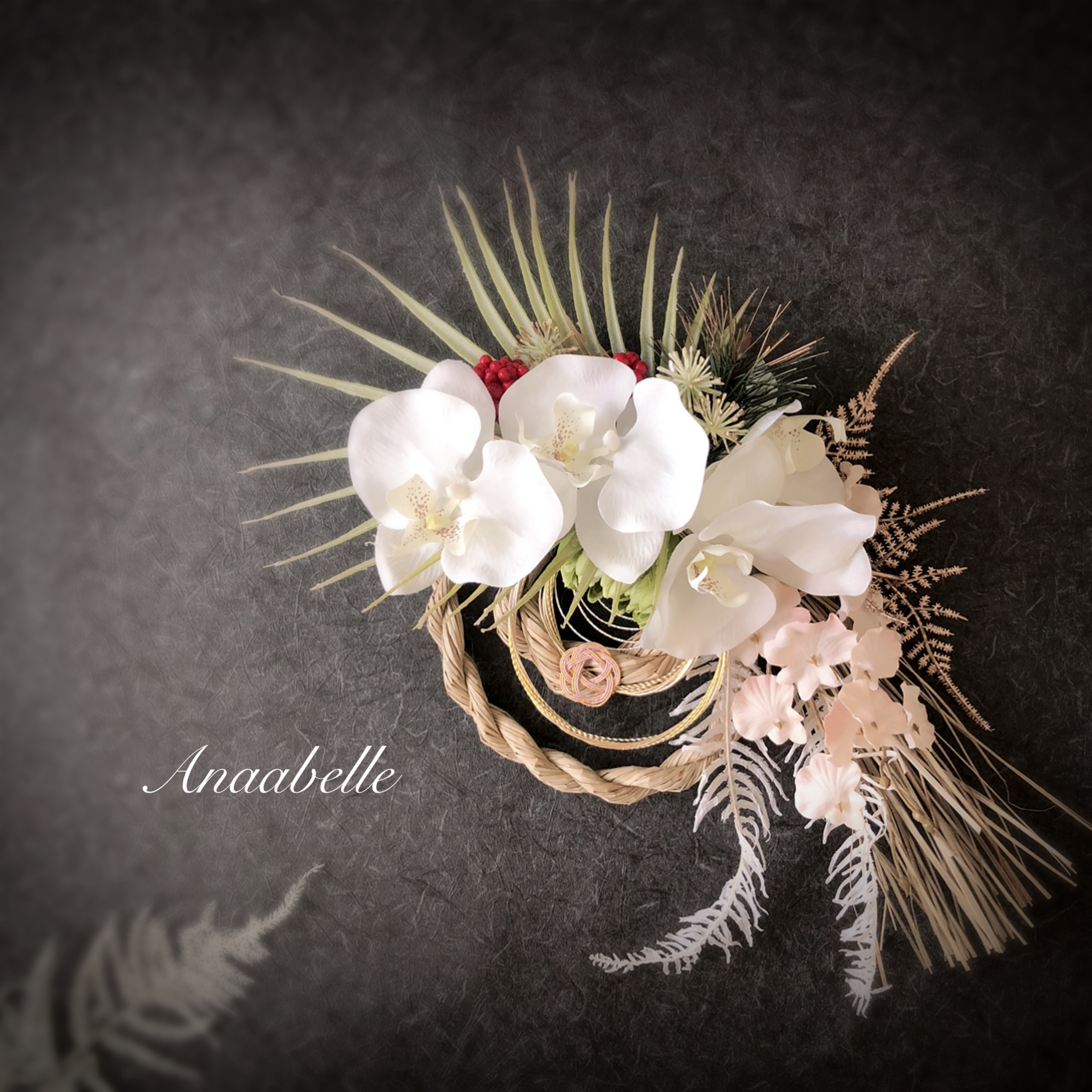 白い椿のしめ縄リース♡ハンドメイド♡メルカリ便発送♡お正月飾り2025 白い椿のしめ縄リース♡ハンドメイド♡メルカリ便発送♡お正月飾り2025 椿