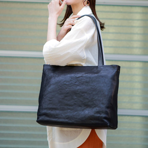 期間限定SALE トートバッグ 鞄 本革 栃木レザー ブラック メンズ 期間限定SALE トートバッグ 鞄 本革 栃木レザー ブラック メンズ