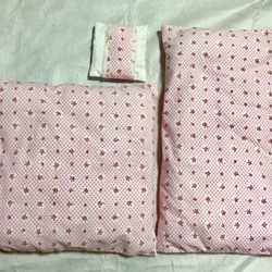 【早割新春福袋2024】ぽぽちゃんのバラ模様のお布団とパジャマ 3枚目の画像