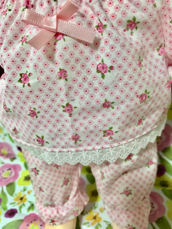 【早割新春福袋2024】ぽぽちゃんのバラ模様のお布団とパジャマ 6枚目の画像