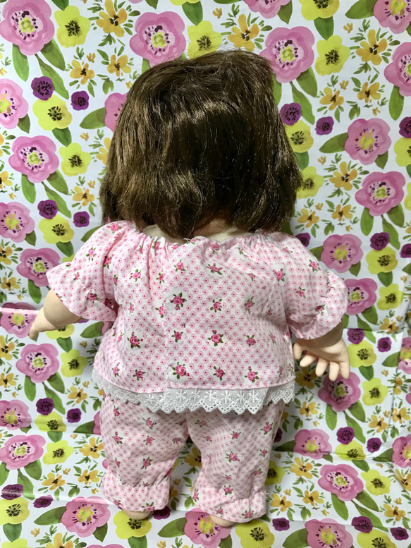 【早割新春福袋2024】ぽぽちゃんのバラ模様のお布団とパジャマ 7枚目の画像