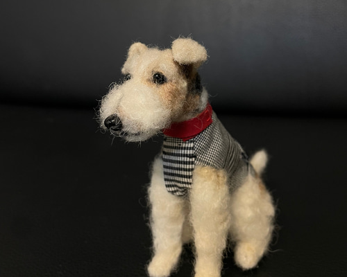 羊毛フェルト　くー様確認用　ウェルシュテリア　へそ天　犬　ハンドメイド　オーダー 羊毛フェルトくー様確認用ウェルシュテリアへそ天犬ハンドメイドオーダー