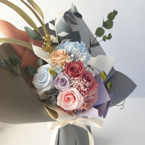 お好みのカラーやデザインでオーダーブーケꕤプリザーブド・ドライ