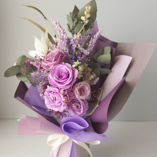 お好みのカラーやデザインでオーダーブーケꕤプリザーブド・ドライ