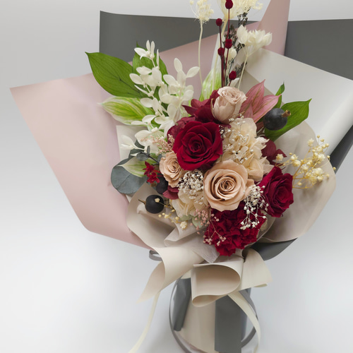 お好みのカラーやデザインでオーダーブーケꕤプリザーブド・ドライ