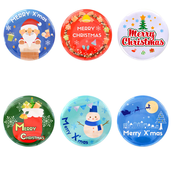 ワンピース　クリスマスオーナメント風　缶バッジ　　2019 ワンピース クリスマスオーナメント風 缶バッジ 2019