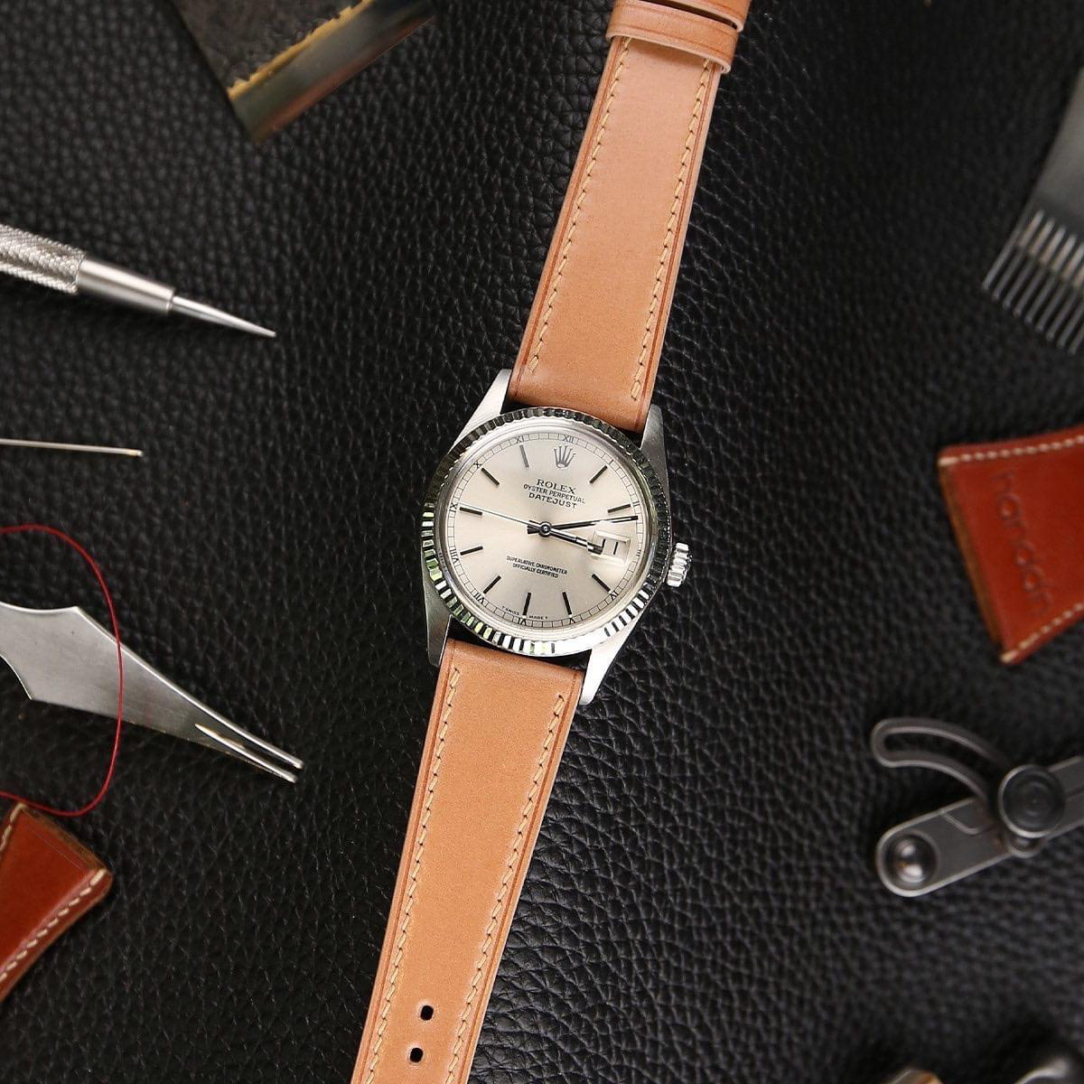 Amazon.com: Ewatchparts 20/16mm Leather Watch Band Strap