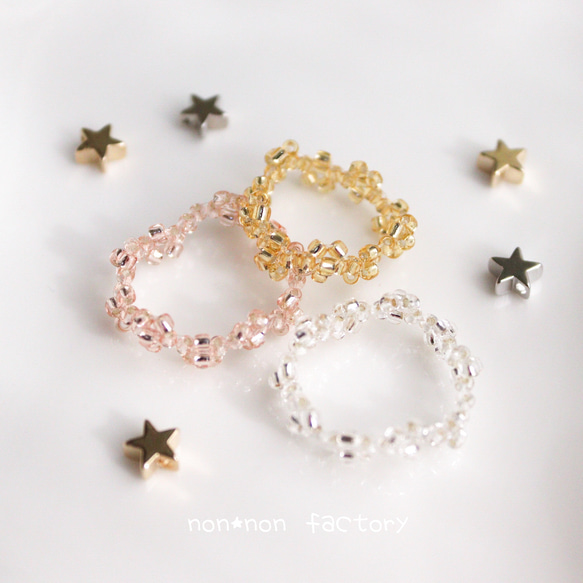 STAR JEWELRY☆ダイヤモンド K18PG/6号/定価63,800円 溶け込ま 