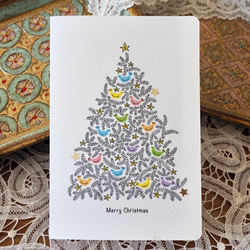 CHRISTMAS CARD -  BIRD TREE 3枚目の画像