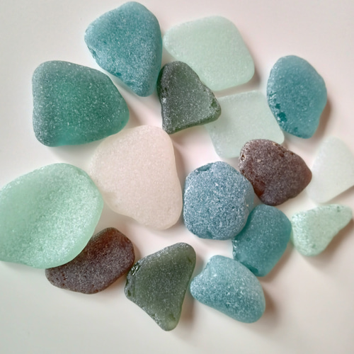 海の宝石☆シーグラス / ビーチグラス / ハンドメイド素材 大粒