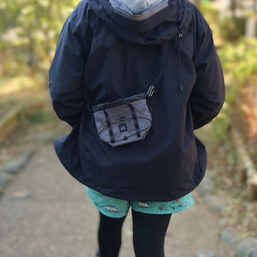 ECOPAK・グレー｜ちびちびハイカーサコッシュ・XS/登山