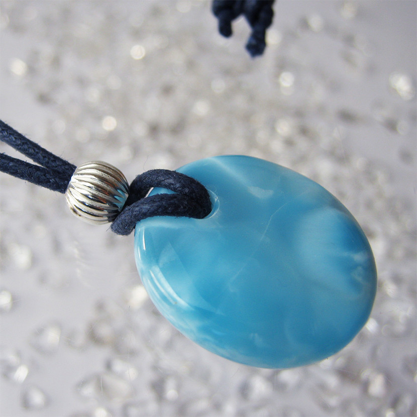 イルカのいる海  naked353 ラリマー  ペンダント simple【送料無料】いるか ドルフィン