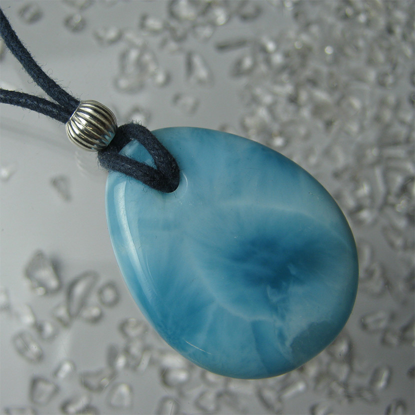 イルカのいる海  naked348 ラリマー  ペンダント simple【送料無料】いるか ドルフィン