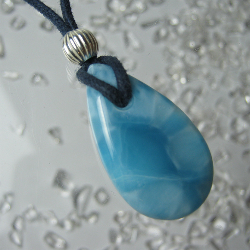 イルカのいる海  naked346 ラリマー  ペンダント simple【送料無料】いるか ドルフィン