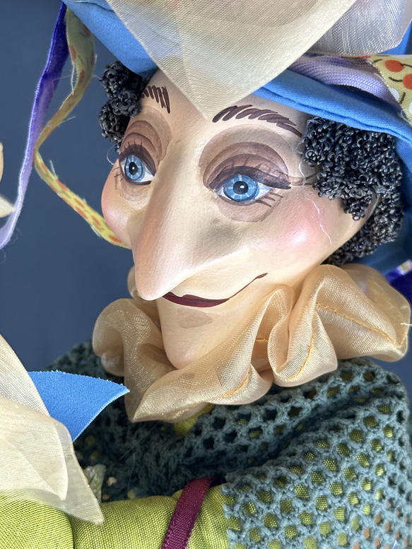 魔女人形　縁起物　幸福を与える白魔女人形　手作り　ヨーロッパ　人形 2枚目の画像