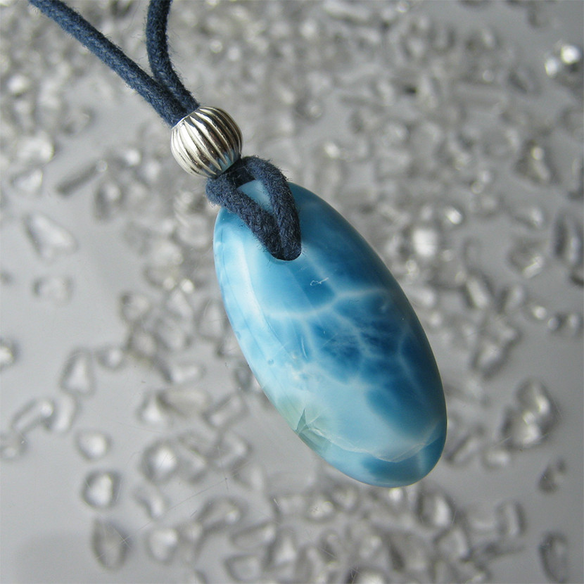 イルカのいる海  naked344 ラリマー  ペンダント simple【送料無料】いるか ドルフィン