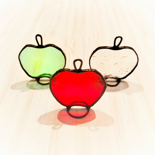 超特価セール開催！！ Apples！ ステンドグラスのりんご・リンゴ・林檎 サン ジャム・コンフィチュール