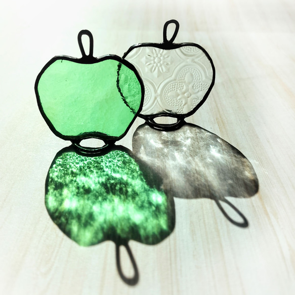 Apples！ ステンドグラスのりんご・リンゴ・林檎 6枚目の画像