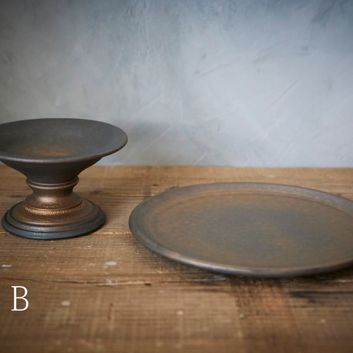 3wayコンポート皿 中皿＆ミニコンポート cm-42 中皿 molle épine 通販