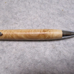 柊(ヒイラギ)　椿油仕上げ　木軸ボールペン(シャープペンシル)　希少材　 5枚目の画像