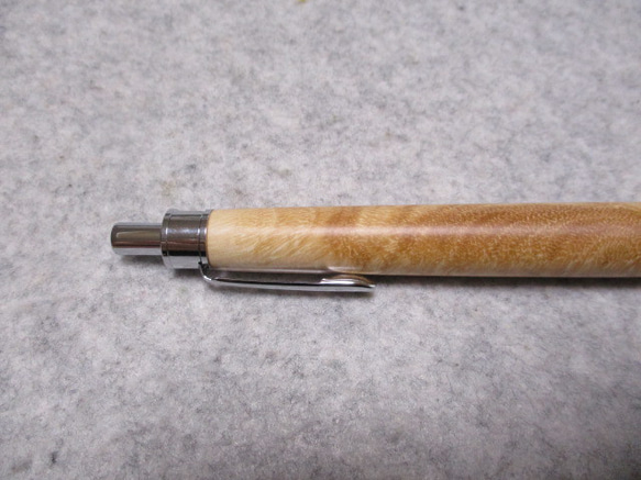 柊(ヒイラギ)　椿油仕上げ　木軸ボールペン(シャープペンシル)　希少材　 6枚目の画像