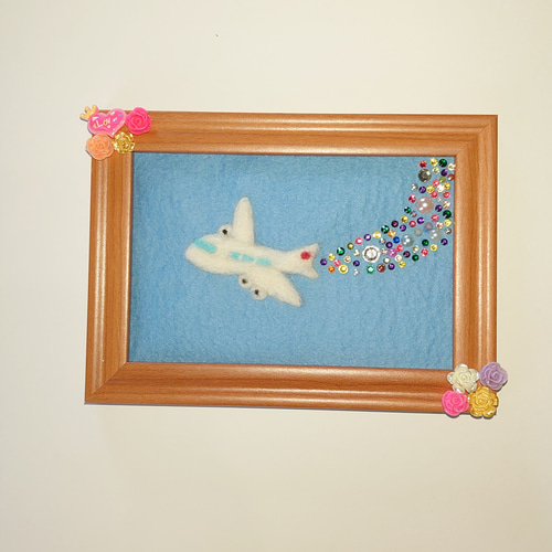 羊毛フェルトフレーム入り　l _M 羊毛フェルトフレーム入り l _M様専用 羊毛フェルト フレーム