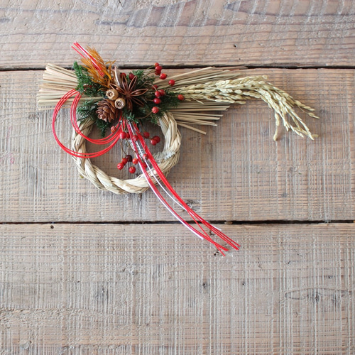 お正月 しめ縄 b 2024 しめ縄・お正月飾り B 2024年 お正月のしめ縄