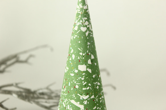 ジェスモナイトのクリスマスツリー（ライトグリーン・大） 4枚目の画像