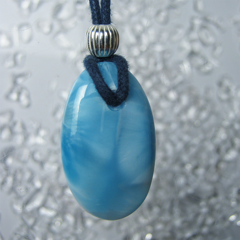 イルカのいる海  naked340 ラリマー  ペンダント simple【送料無料】いるか ドルフィン