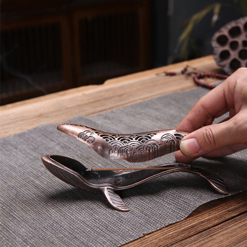 くじら クジラ 鯨 アロマ 香炉 お香 お線香 御香 蚊取り線香 横置き