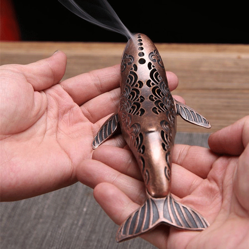 くじら クジラ 鯨 アロマ 香炉 お香 お線香 御香 蚊取り線香 横置き