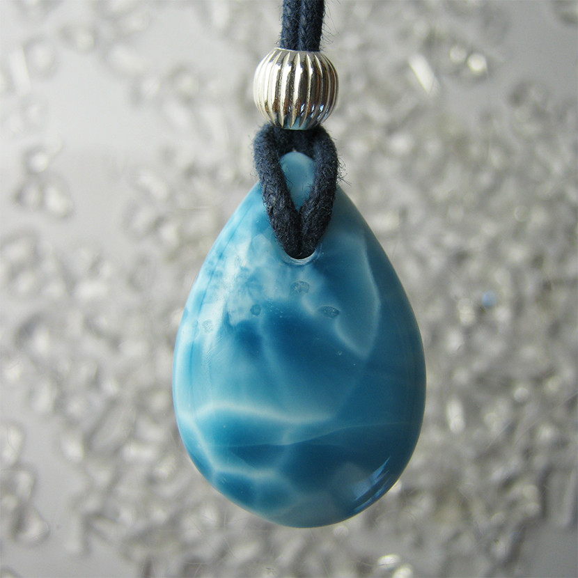 イルカのいる海  naked314 ラリマー  ペンダント simple【送料無料】いるか ドルフィン