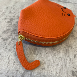 【本革】ネコキーポーチ／ネコグッズ 猫アイテム 大人可愛い ギフト プレゼント 猫好きアイテム 9枚目の画像