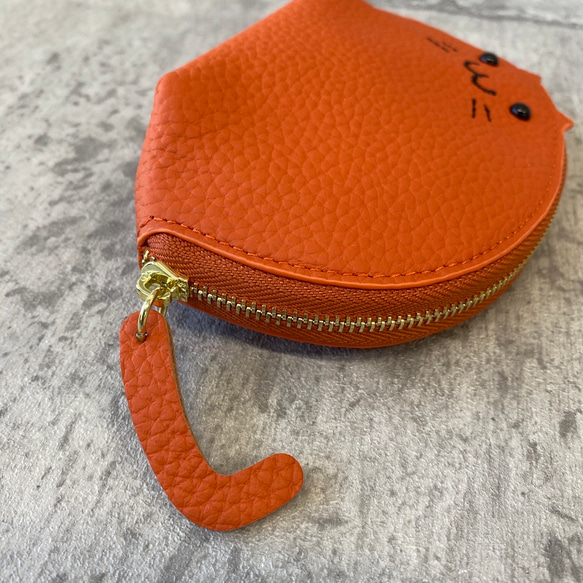 【本革】ネコキーポーチ／ネコグッズ 猫アイテム 大人可愛い ギフト プレゼント 猫好きアイテム 9枚目の画像