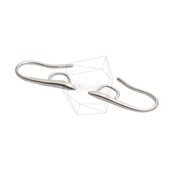 ERG-2567-MR【2個入り】シンプルピアスフック,Simple Line Hook Ear Wires 2枚目の画像